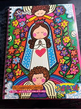 Scribe Notebook: Virgen Del Carmen Funny Spanish Sayings. Designed by Distroller